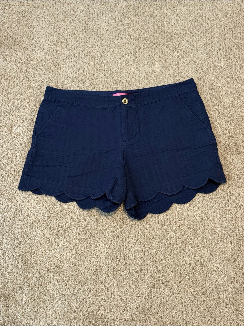 Lilly Pulitzer Navy Buttercup Shorts